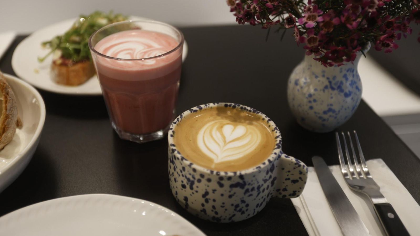 Pink Latte y Capucchino