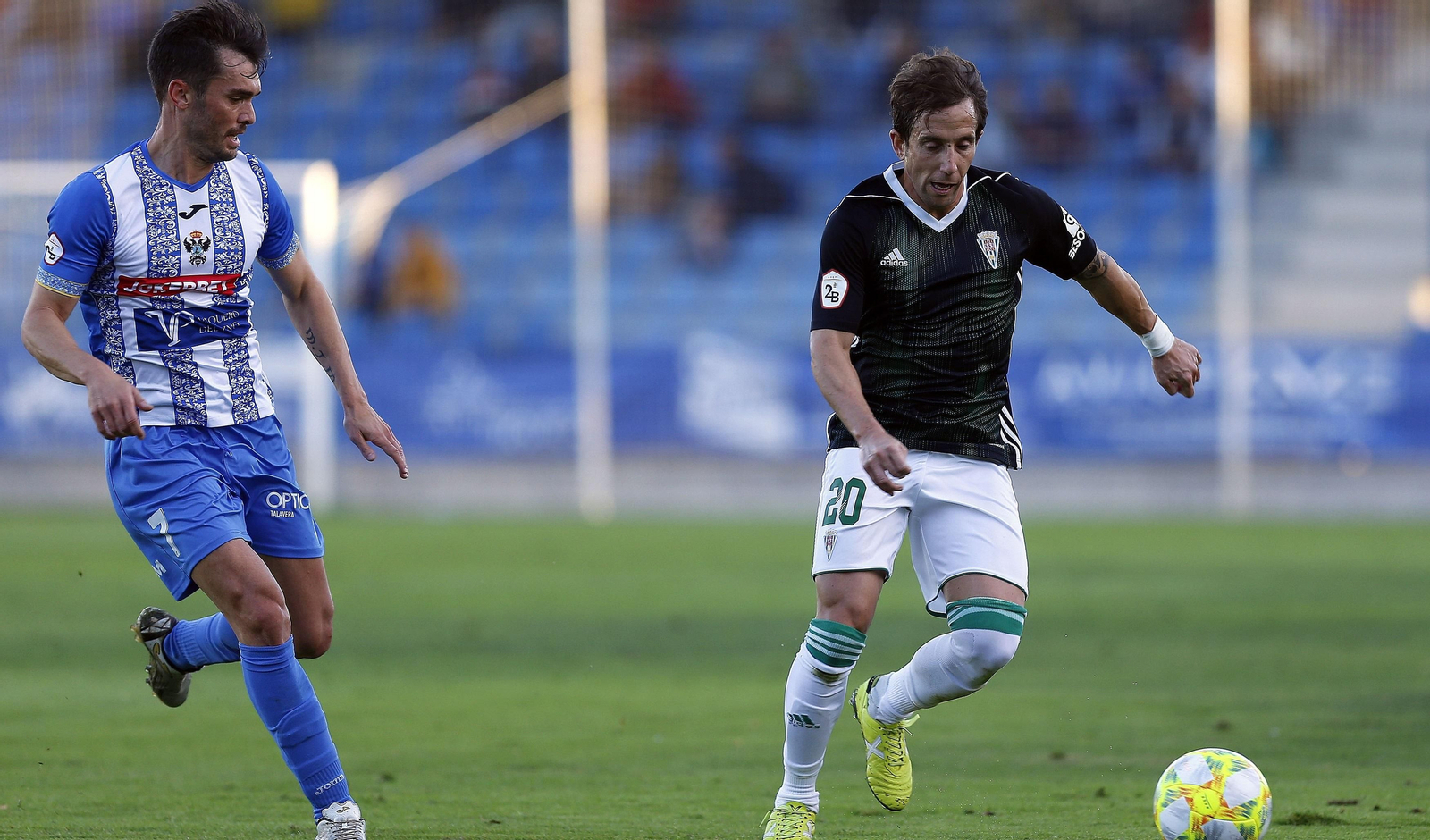 Raúl Cámara, actual secretario técnico cordobesista, durante el último Talavera-CCF.