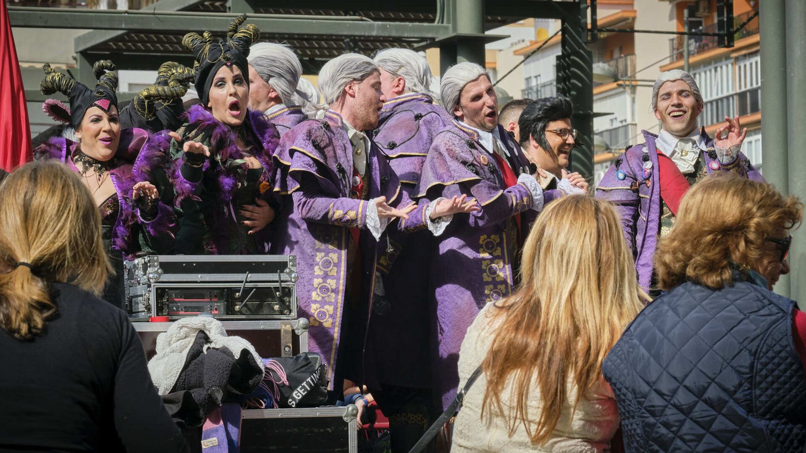 Batalla de Coplas en el Paseo Marítimo de Cádiz