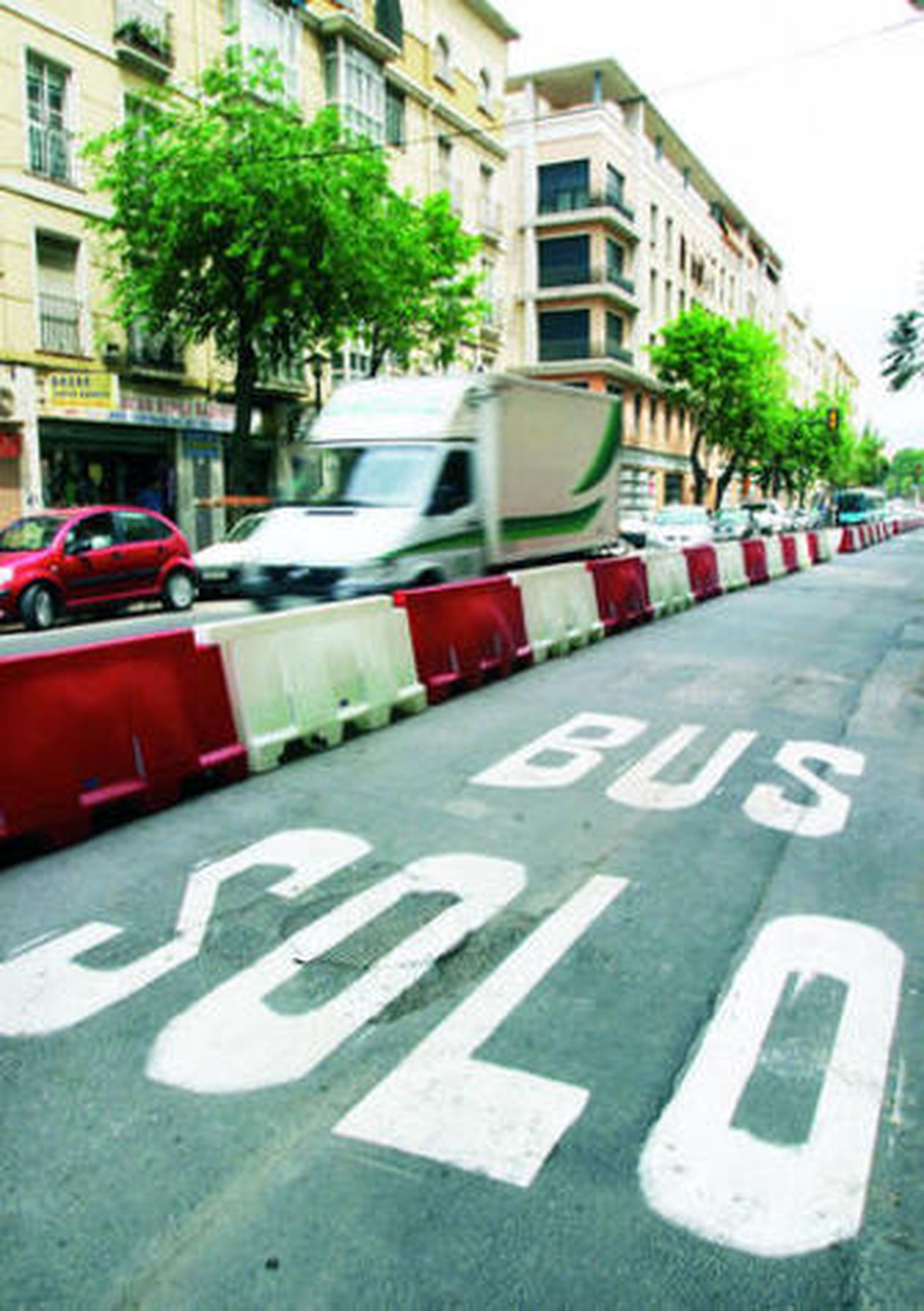 Actual estado de la calle Cuarteles.