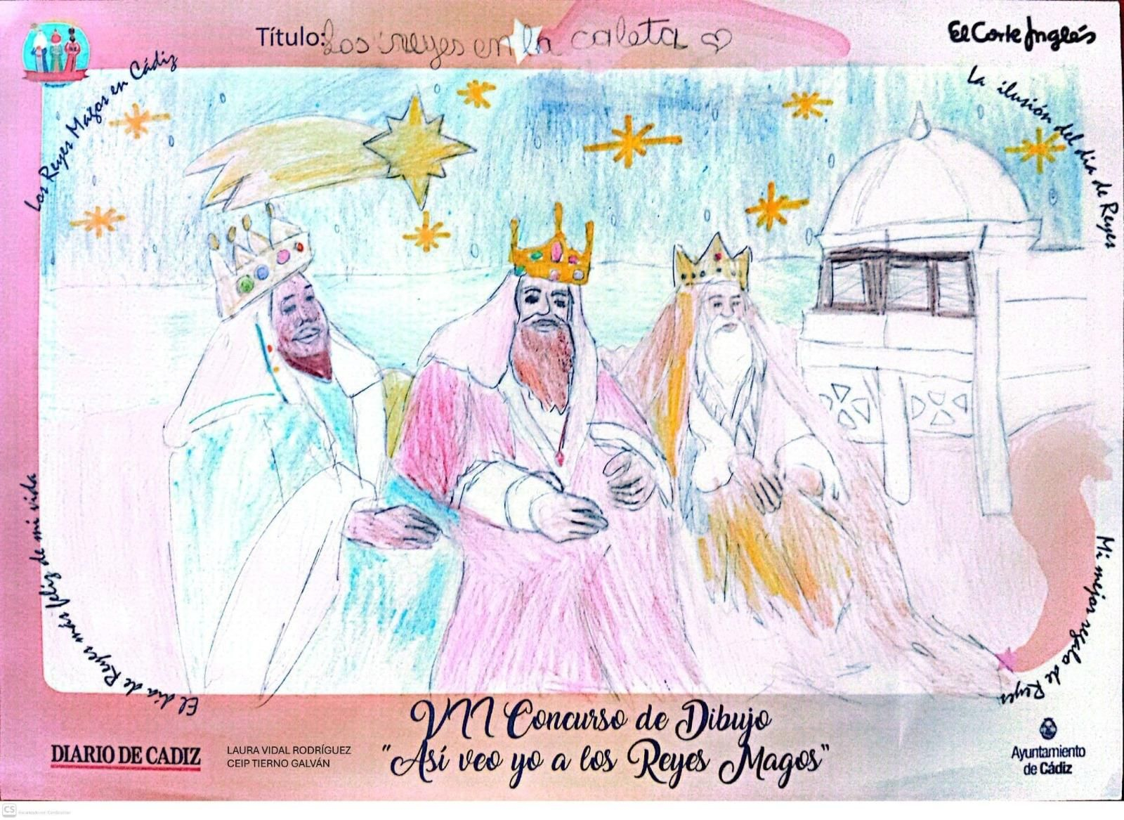 Los dibujos finalistas del concurso 'Así veo yo a los Reyes Magos'