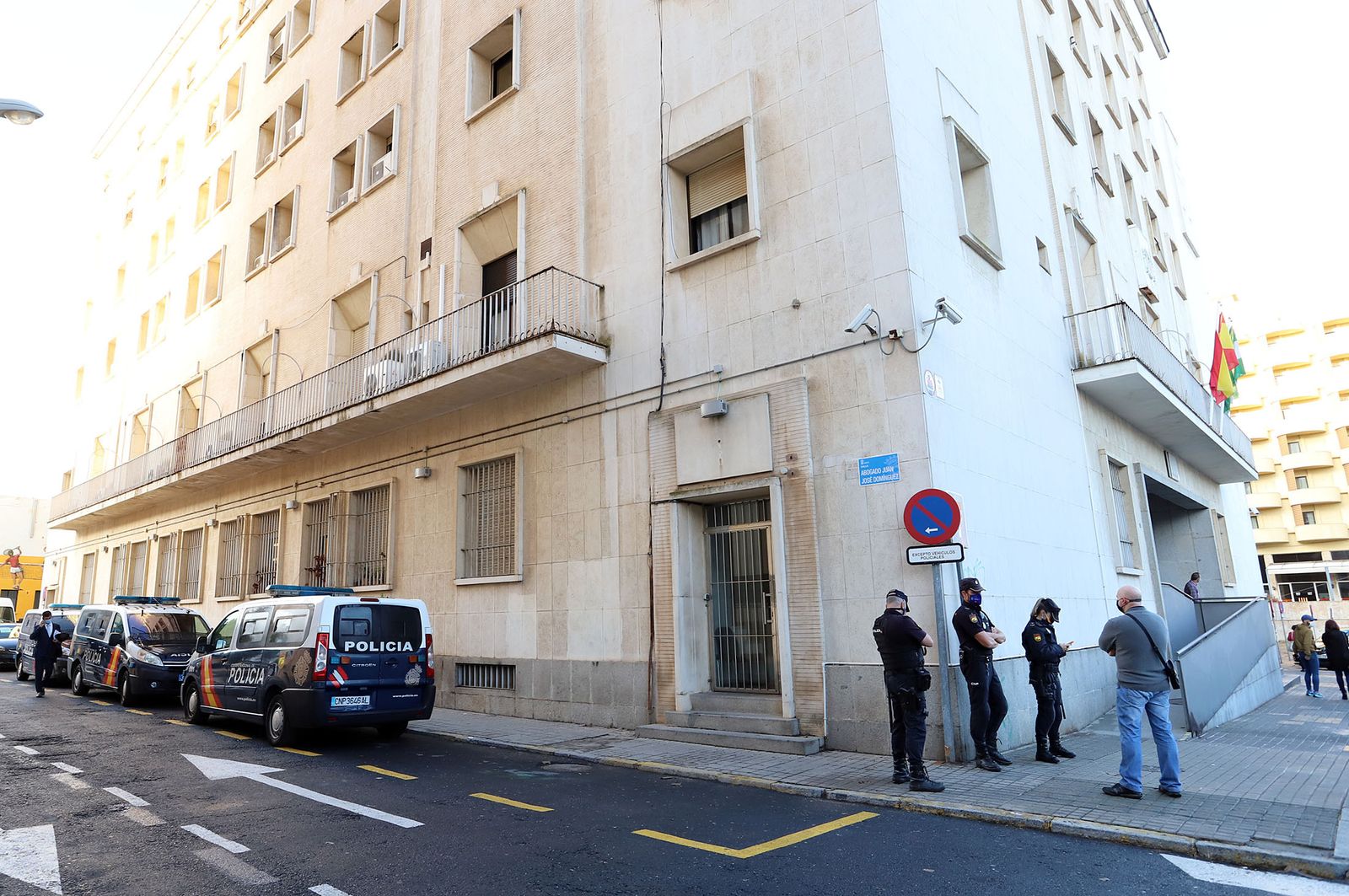 El Palacio de Justicia onubense, sede de la Audiencia Provincial.