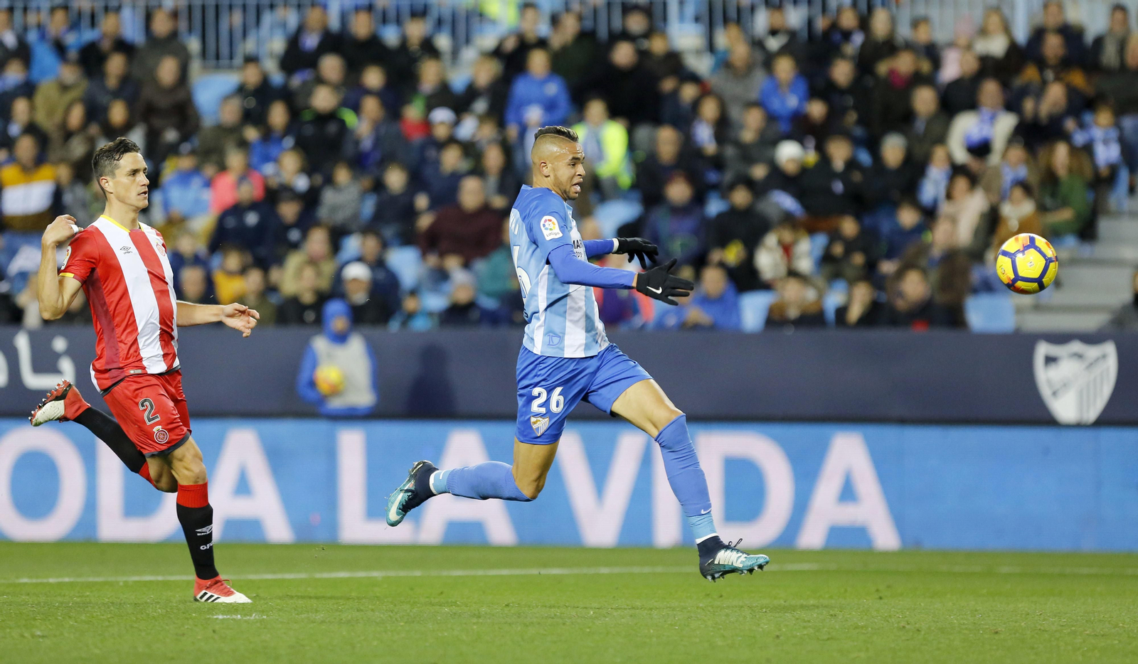 Las imágenes del Málaga-Girona
