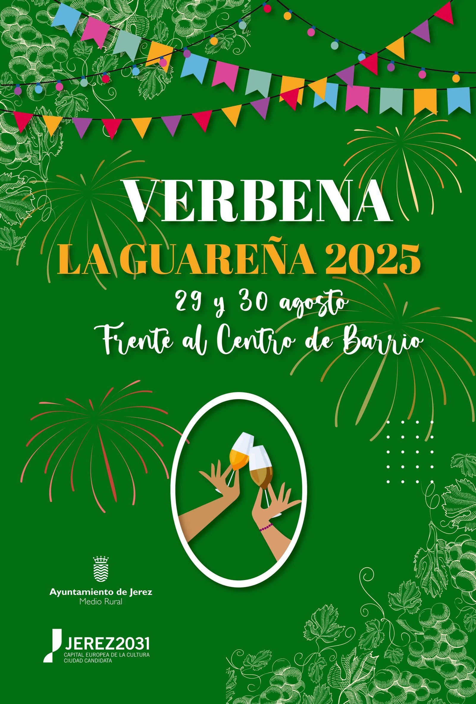Cartel de la Verbena La Guareña 2025.