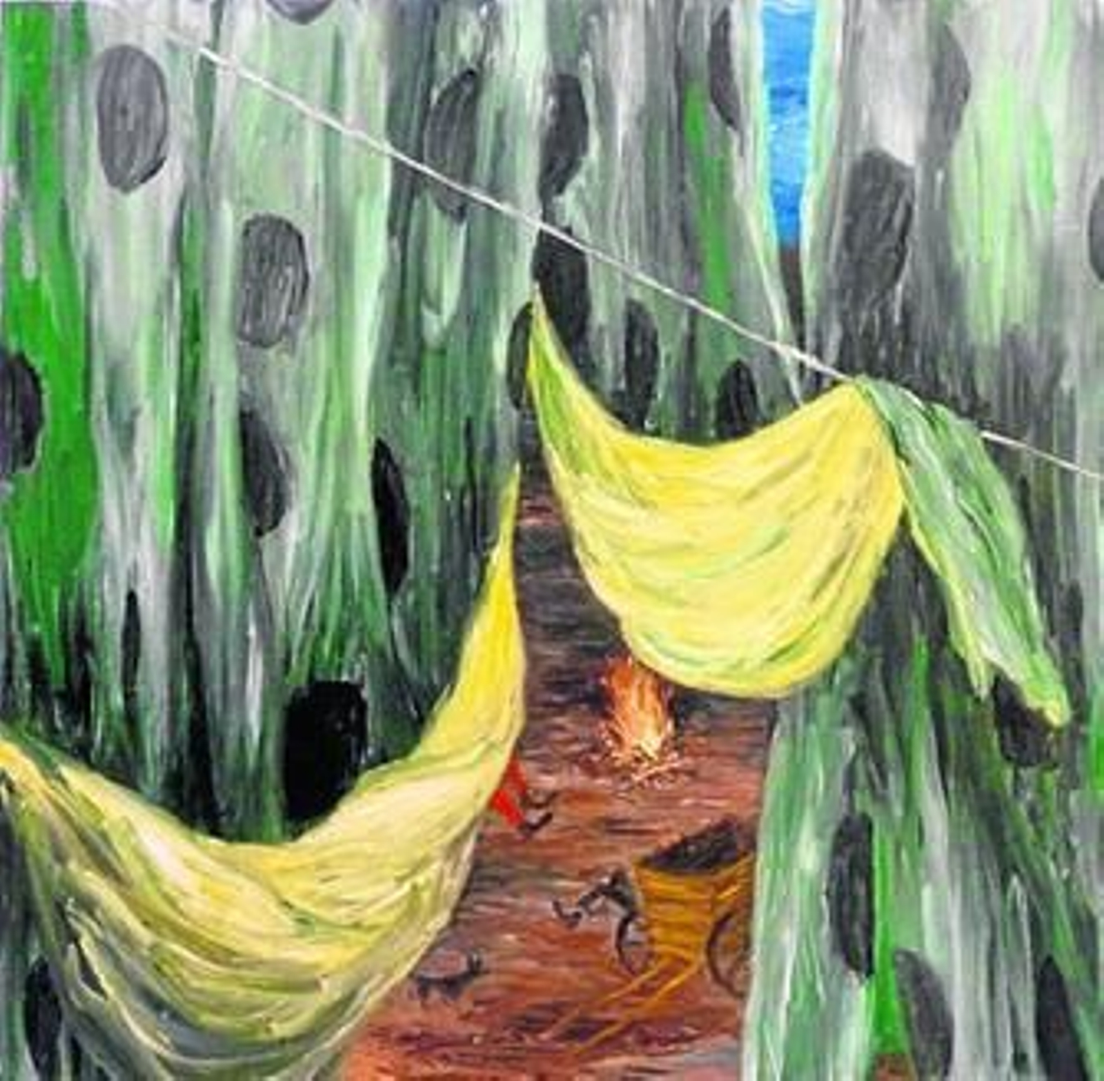 Algunos de los trabajos de la muestra colectiva que puede verse desde mañana en Birimbao