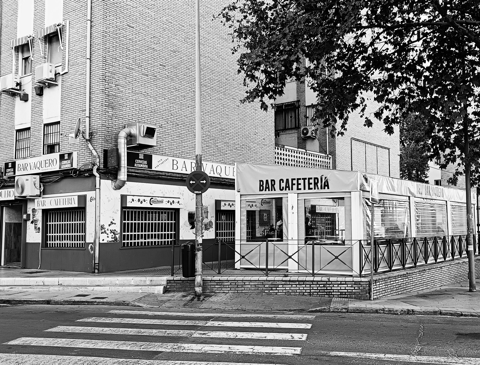 Bar Vaquero, donde discurre la acción de la novela de Mario Marín, 'CMYK'.