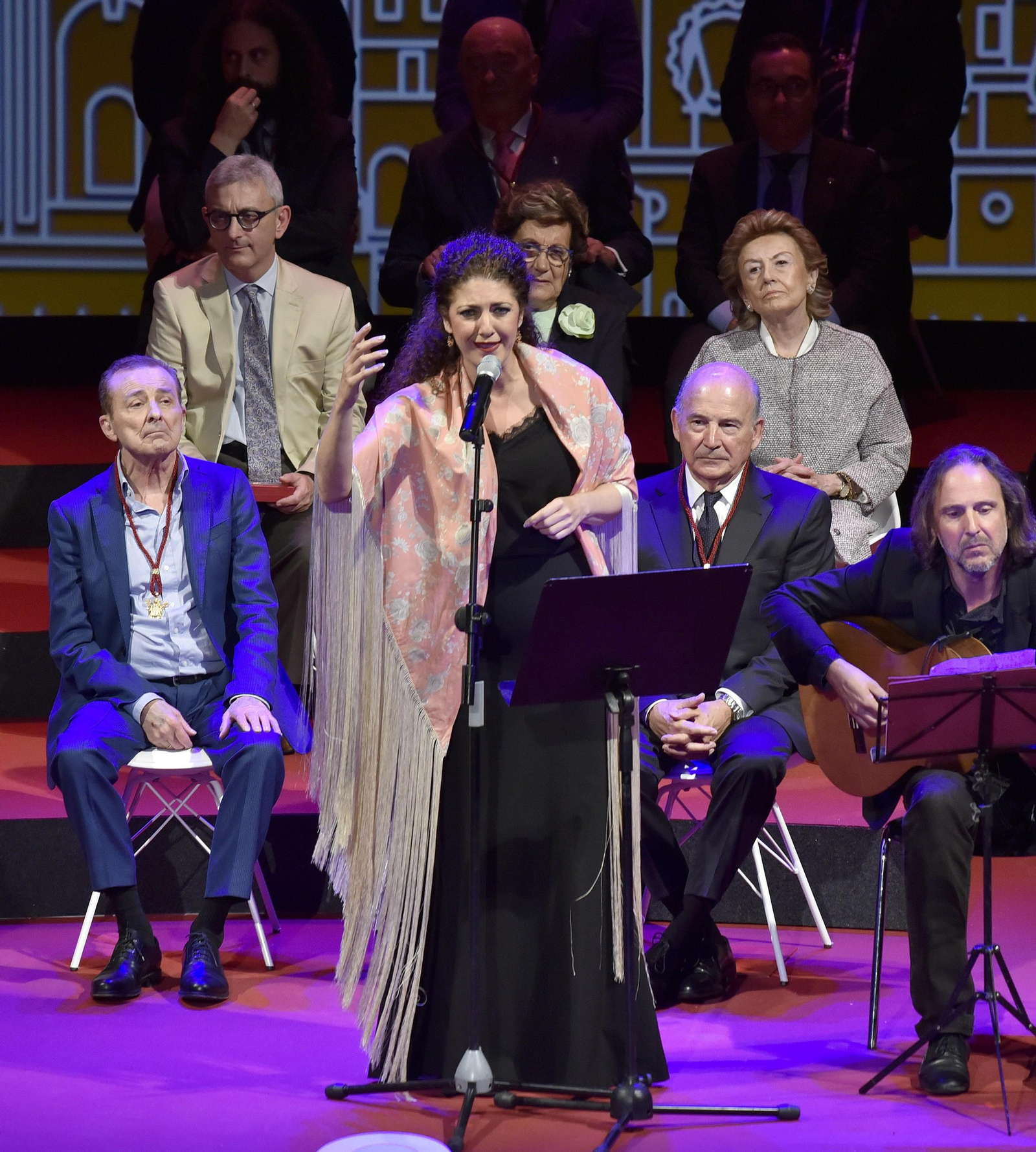 La cantaora Alicia Gil durante su actuación.