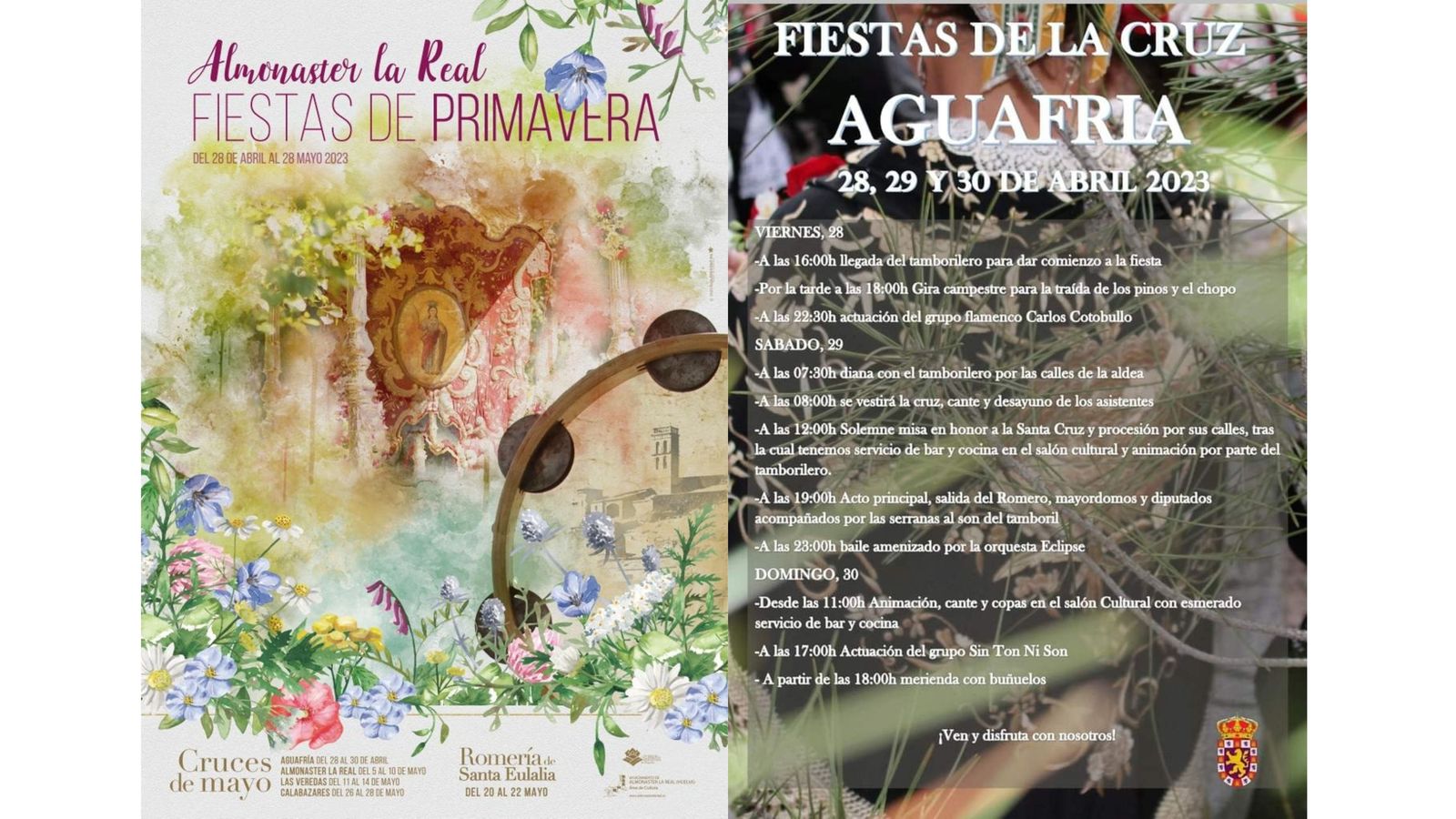 Programa de las Fiestas de la Cruz de Aguafría