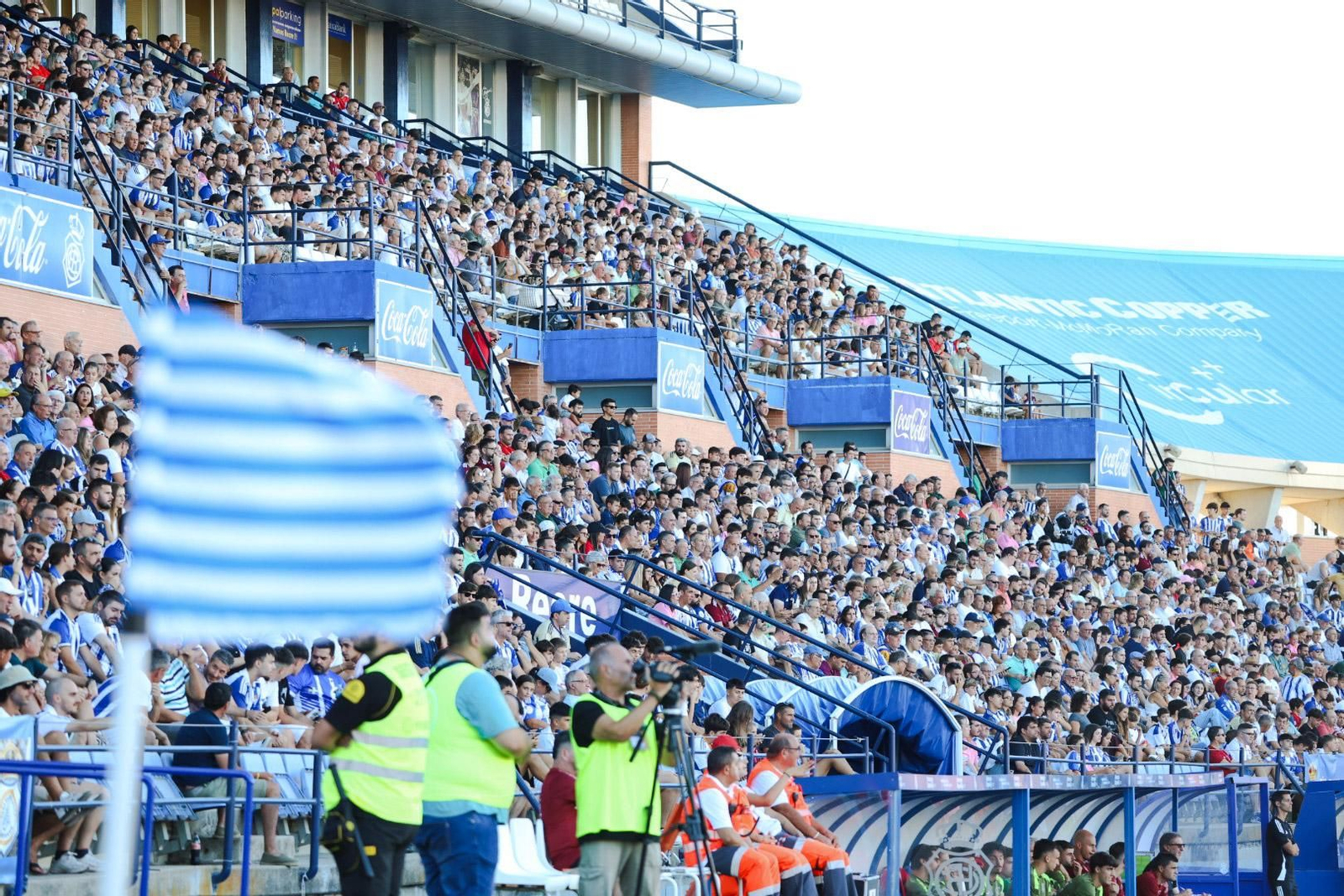 Búscate en las gradas del Nuevo Colombino durante el Recre-Puente Genil