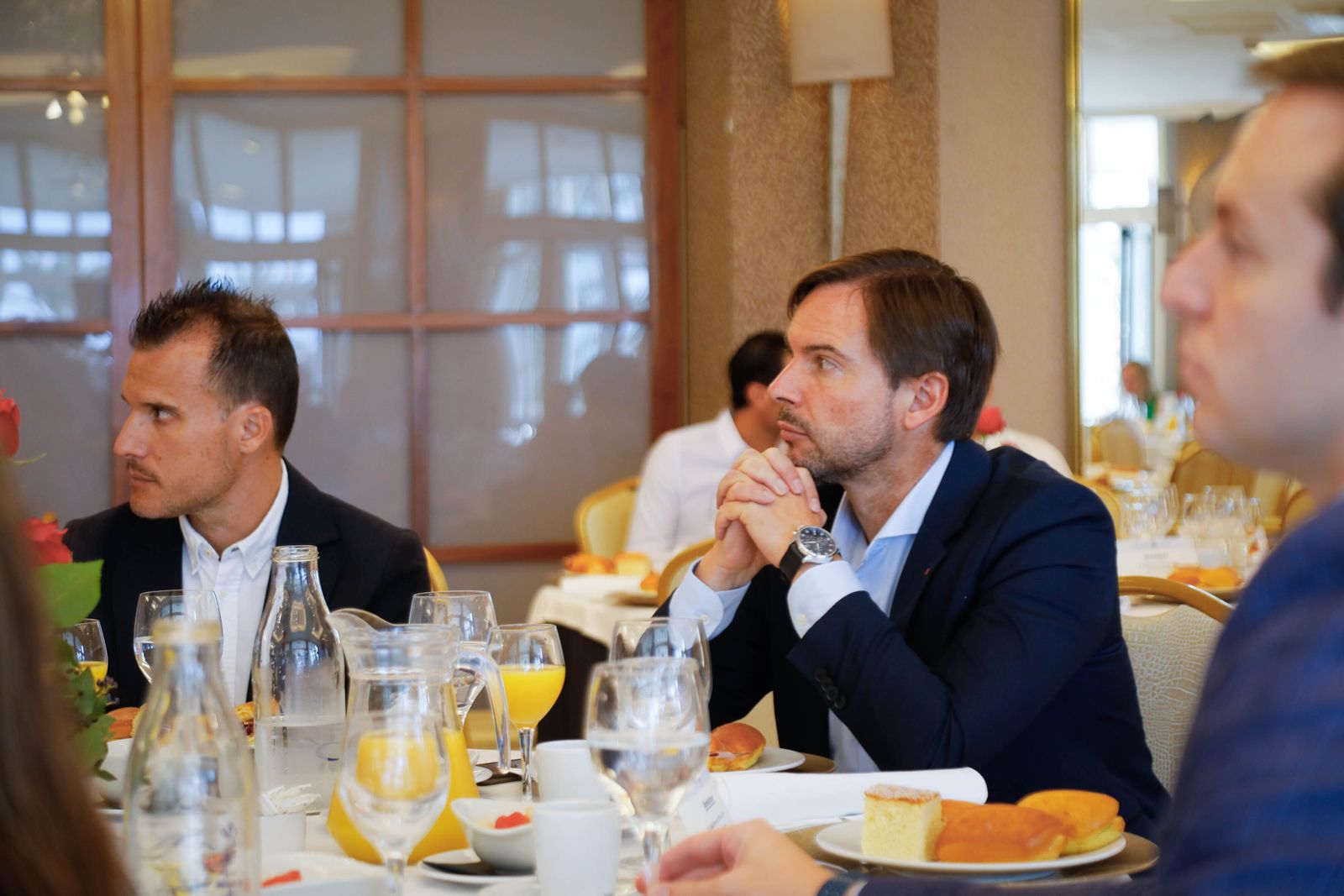 Imágenes del desayuno coloquio de Diario de Almería, con Jesús Barranco, CEO de La Unión