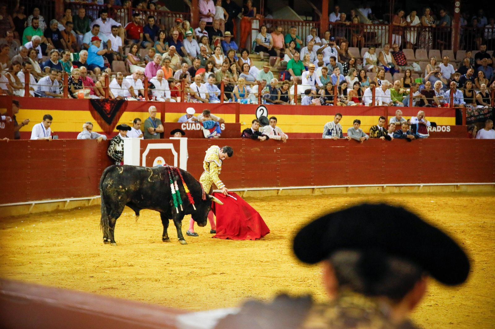 Imágenes de la corrida de toros en Roquetas de Mar