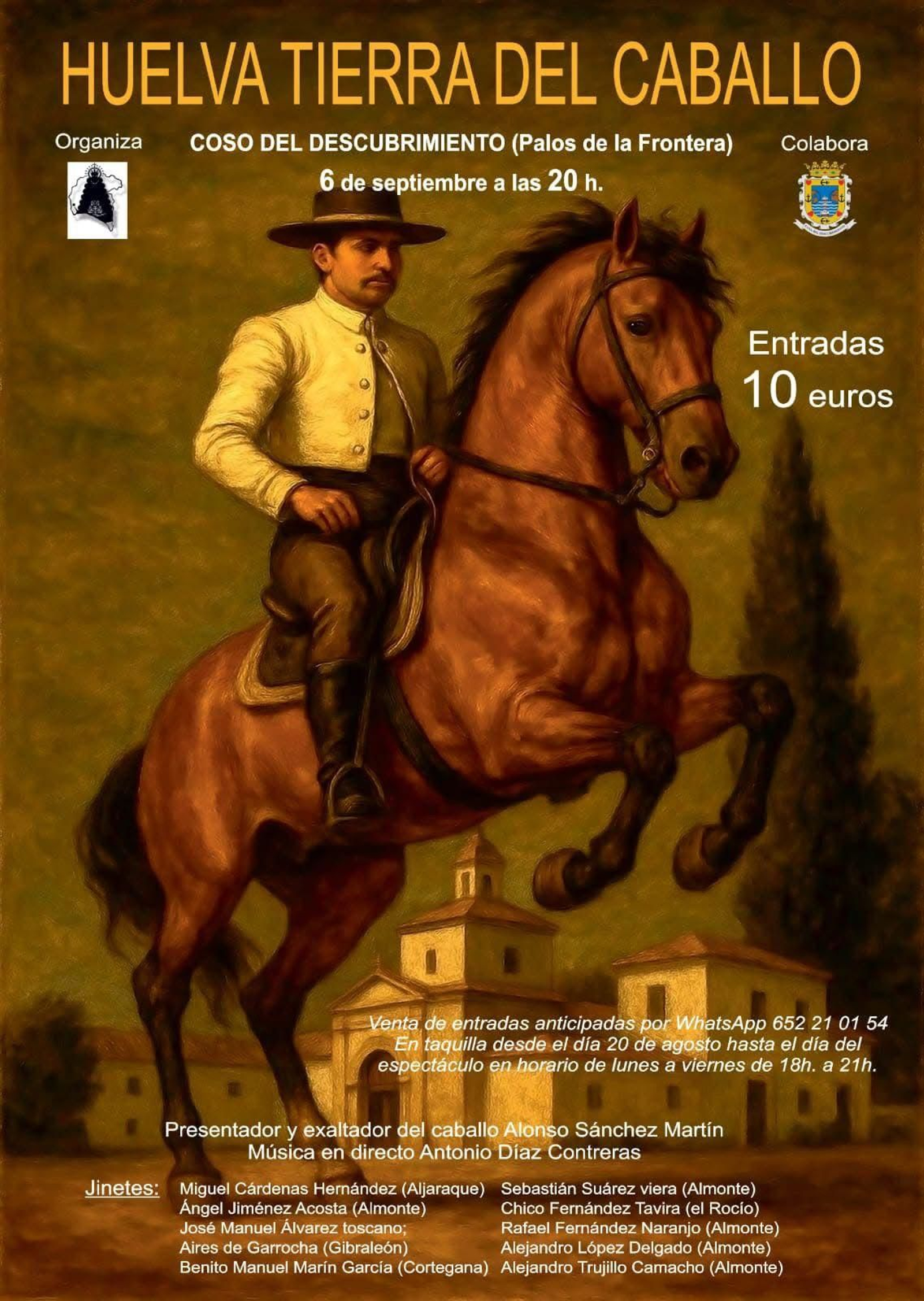 Cartel del espectáculo benéfico.