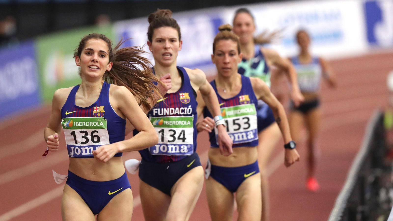 Carolina Robles, en la final, en tercera posición.