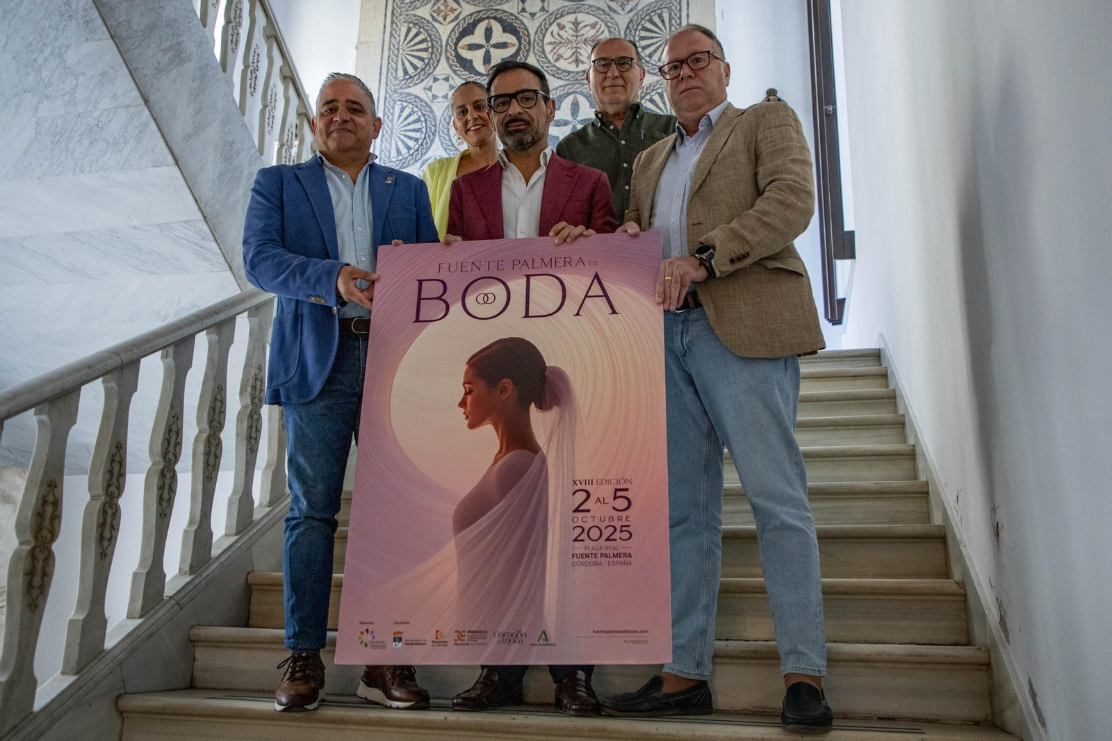 Presentación de Fuente Palmera de Boda.