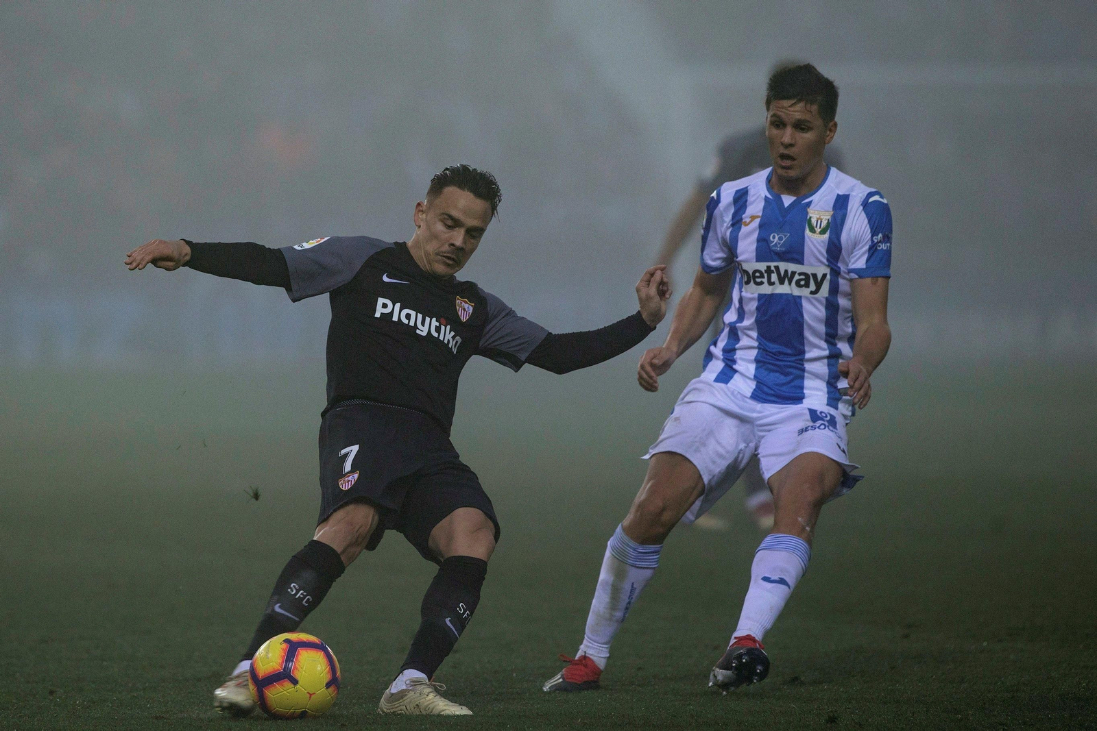 Las imágenes del Leganés-Sevilla