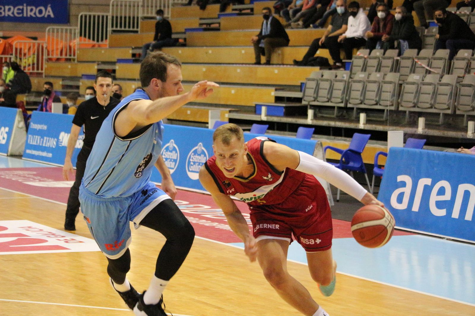 Alex Murphy, en el Pazo dos Deportes durante la segunda fase.