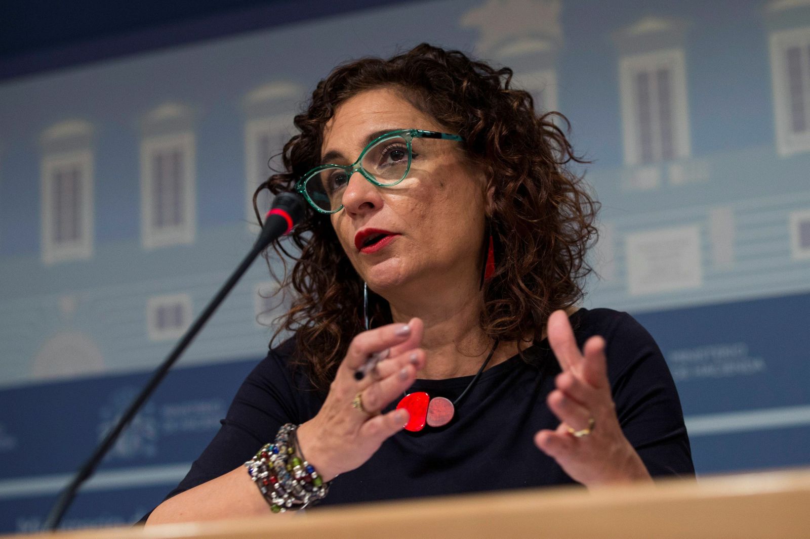 La ministra en funciones de Hacienda, María Jesús Montero.