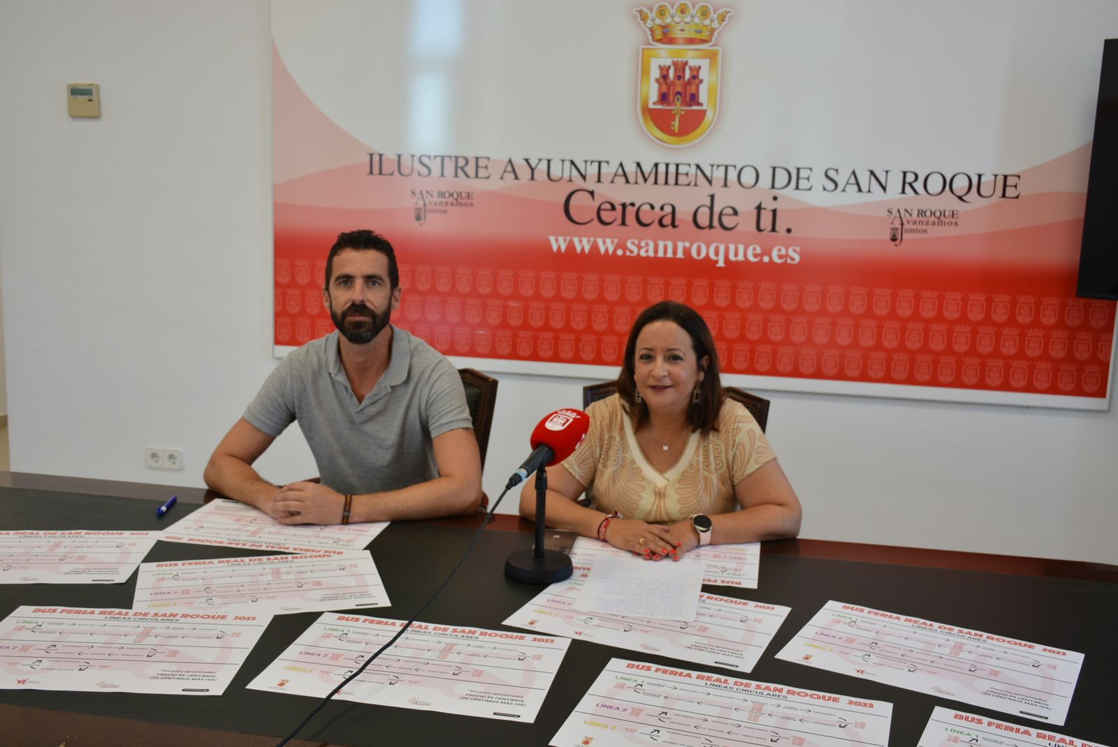 David Ramos y Mar Collado.