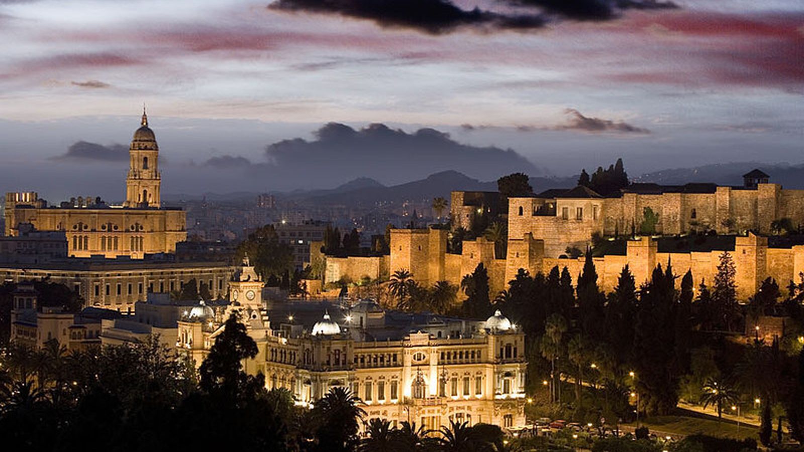 El atardecer malagueño: amor a primera vista
