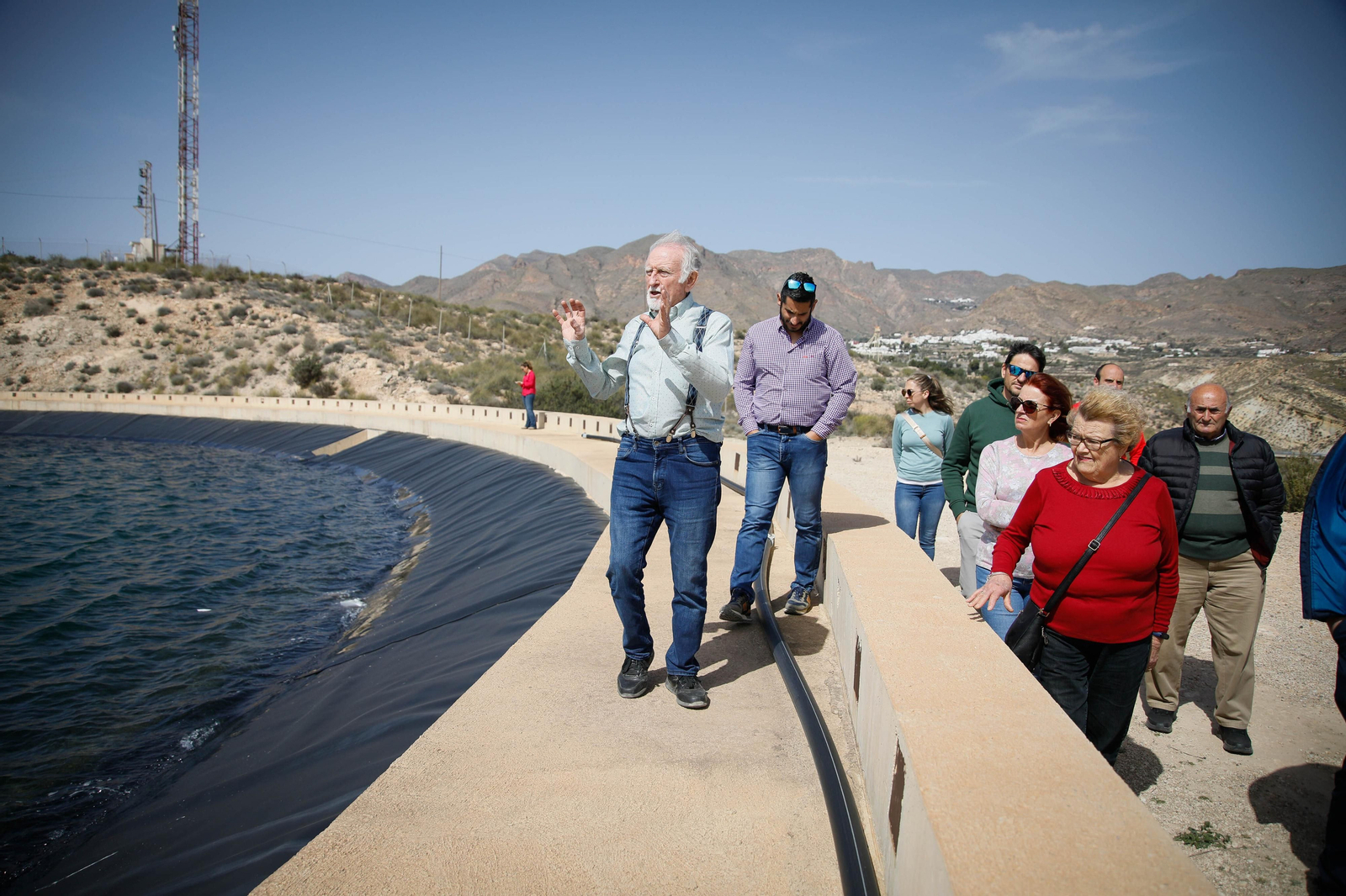CUCN visita la desaladora de Carboneras y las balsas de Níjar