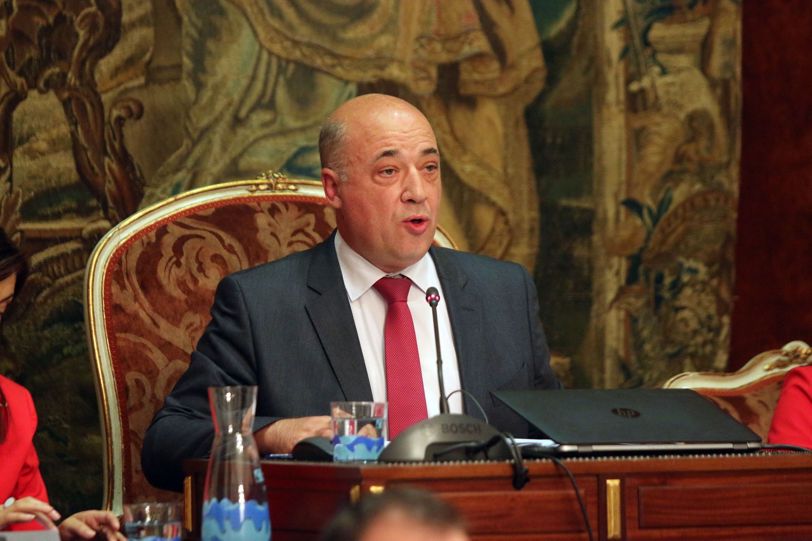 Ruiz, durante el Pleno extraordinario del pasado miércoles.