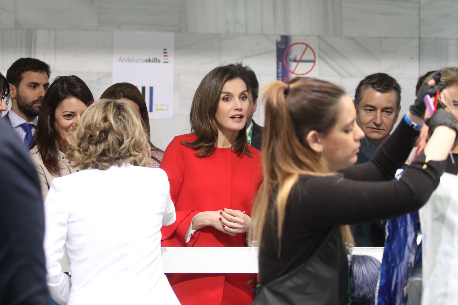 Imágenes de la visita de la reina Letizia a Huelva