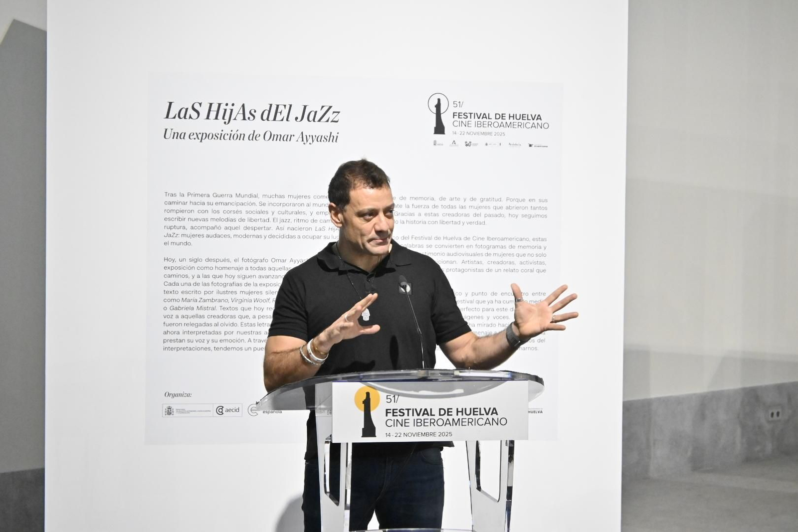 Imágenes de la inauguración de la exposición fotográfica 'Las hijas del jazz'