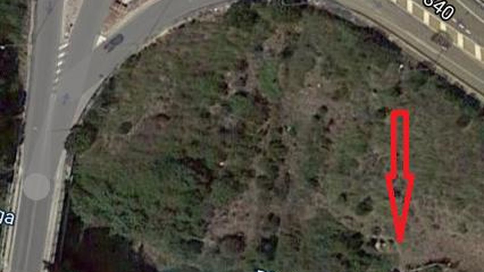 Situación del puente viejo sobre el río de la Vega.