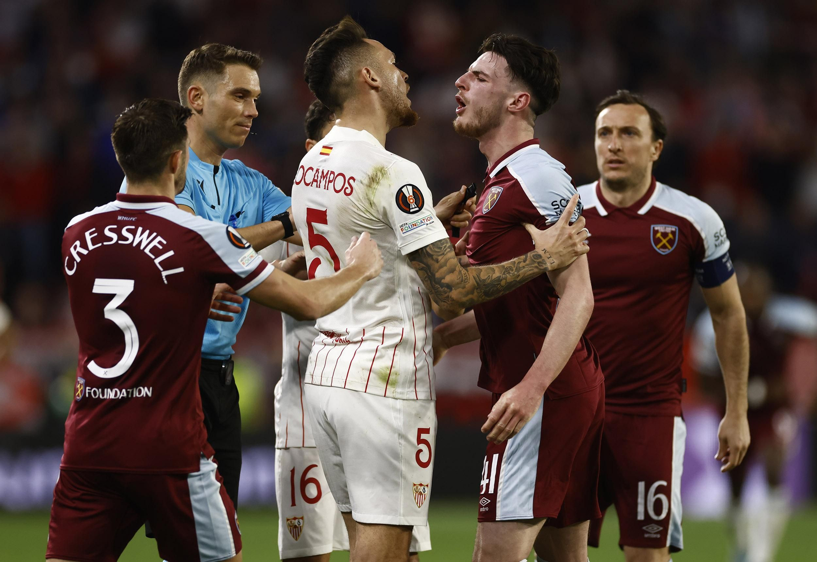Las imágenes del Sevilla-West Ham