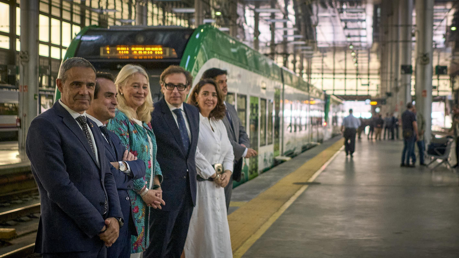 Viaje inaugural del tranvía Cádiz - Chiclana