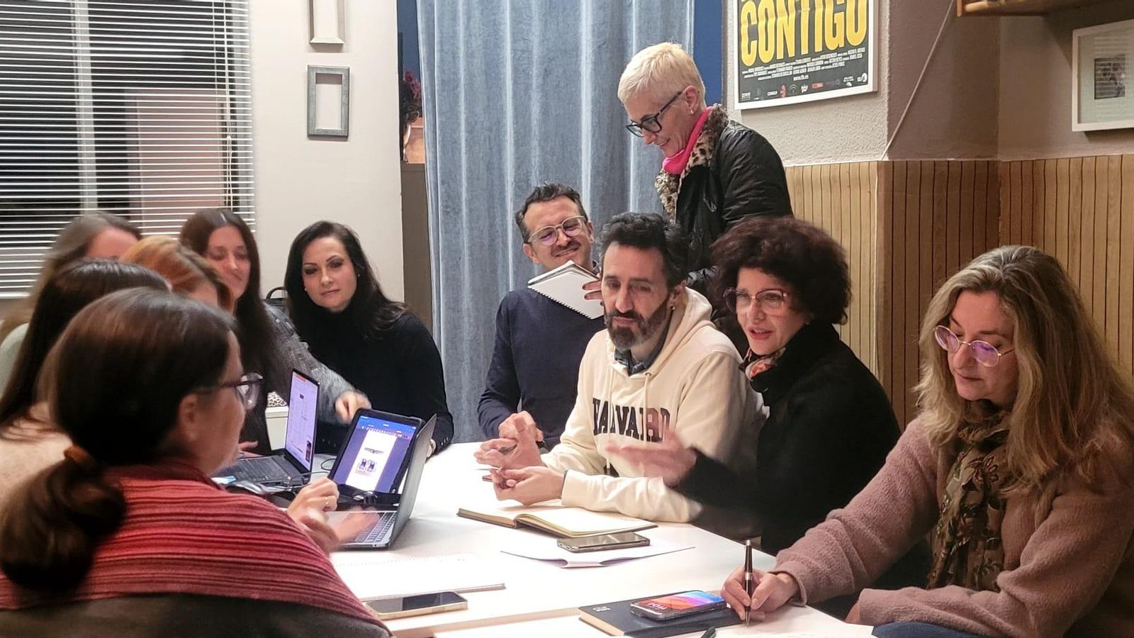 Reunión del equipo de trabajo.