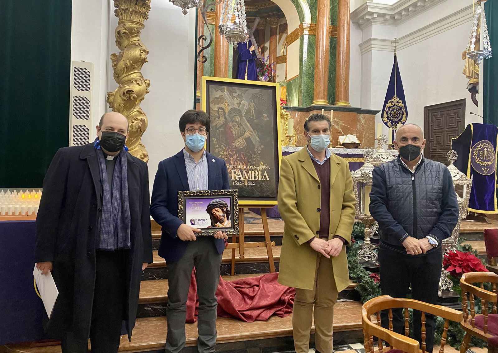 Presentación del cartel del IV centenario de la llegada del Señor a La Rambla.