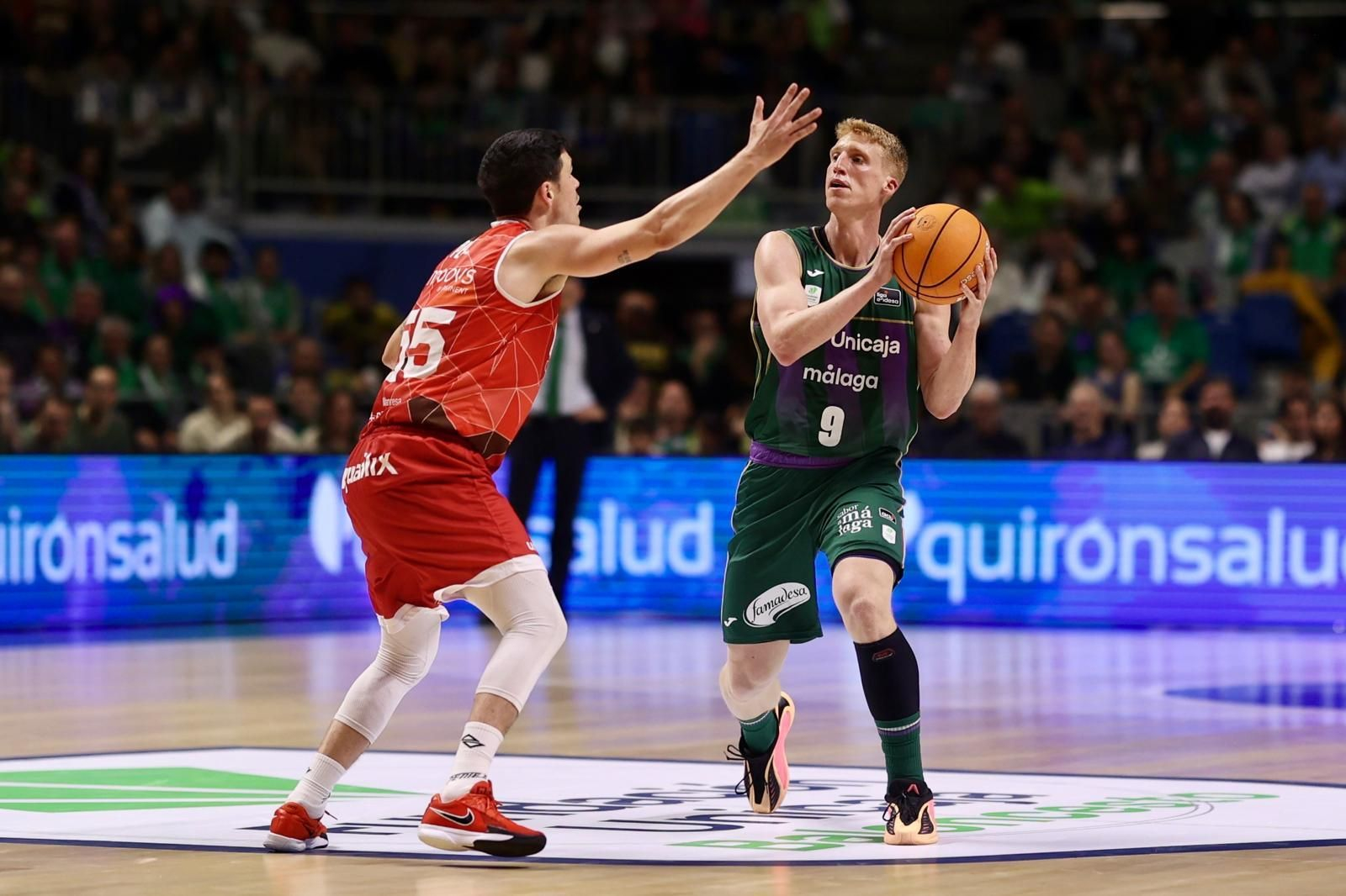 El Unicaja-Baxi Manresa, en fotos