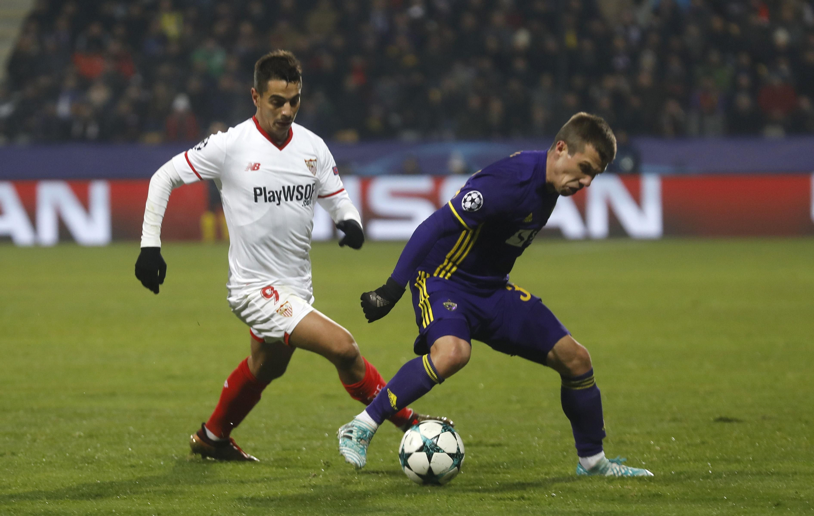 El Maribor-Sevilla FC, en imágenes