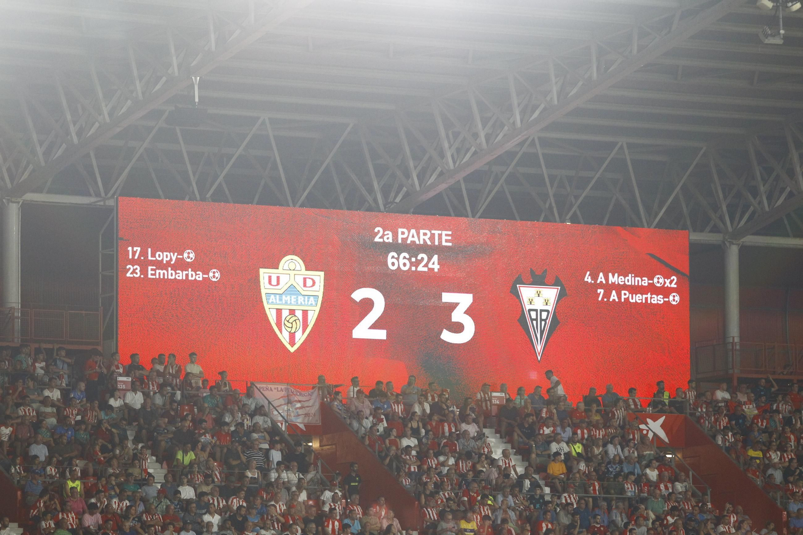 U.D. Almería-Albacete Balompié, en imágenes