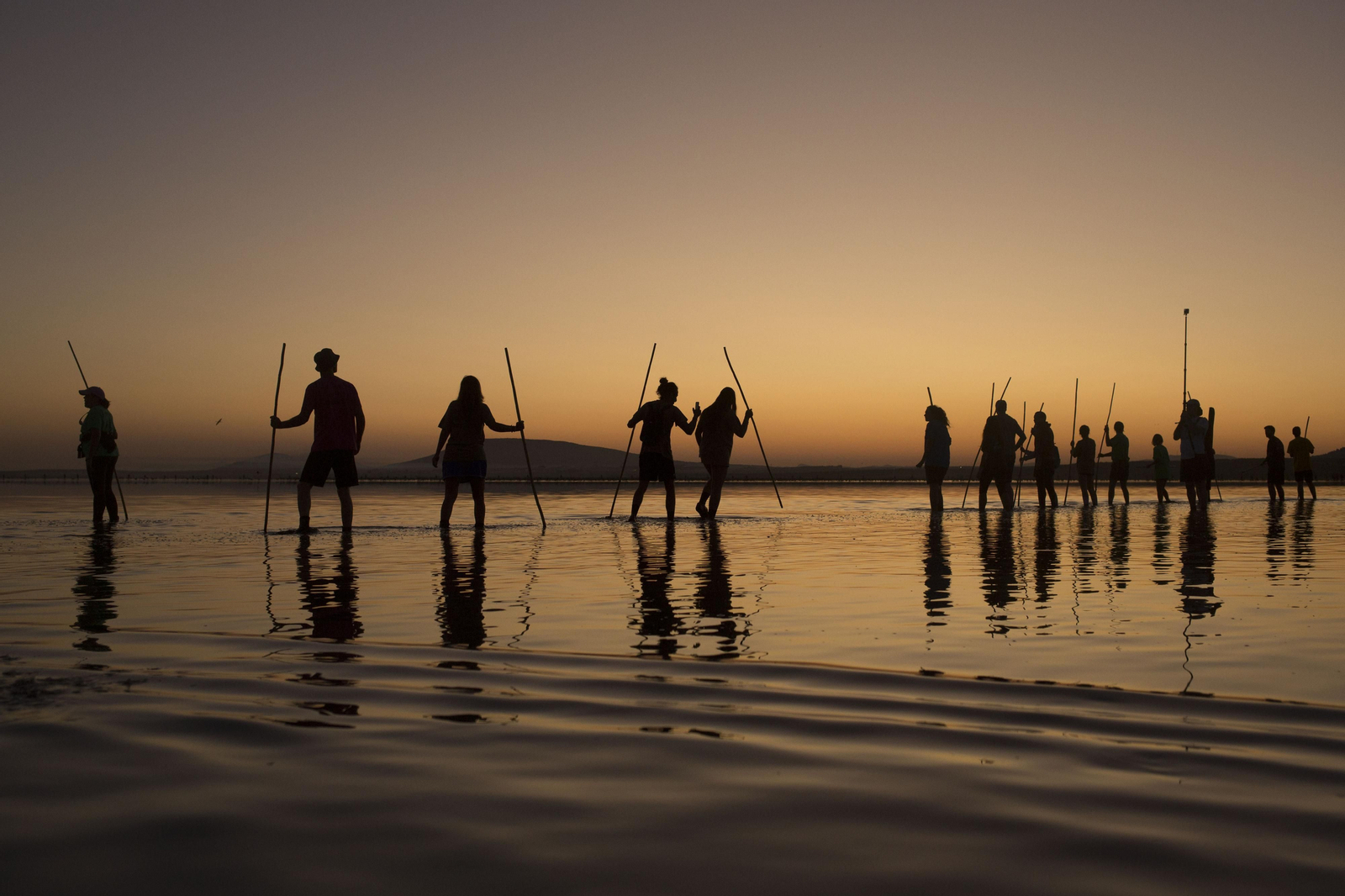 Amanecer flamenco en Fuente de Piedra