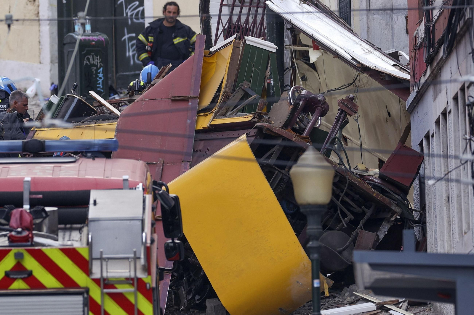 El trágico accidente del funicular de Lisboa