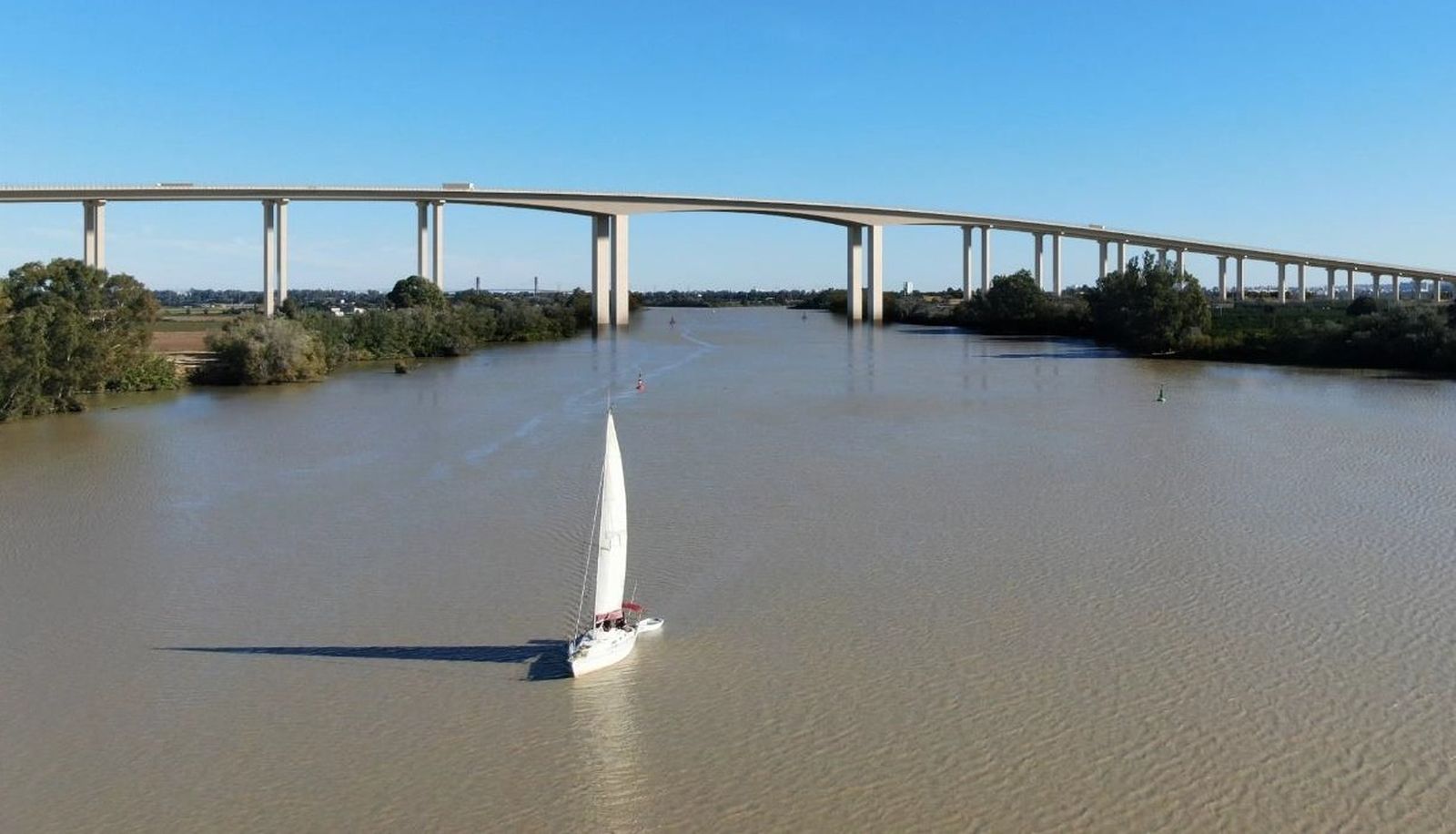 El puente de la SE-40 por el que se decanta el Ministerio de Transportes.