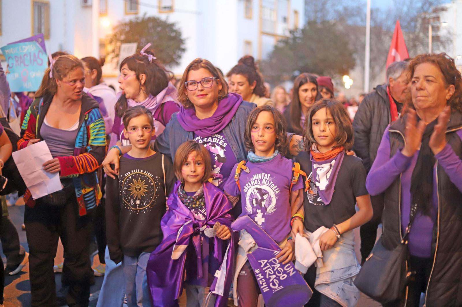 Imágenes de la manifestación del 8 de marzo, Día Internacional de la Mujer