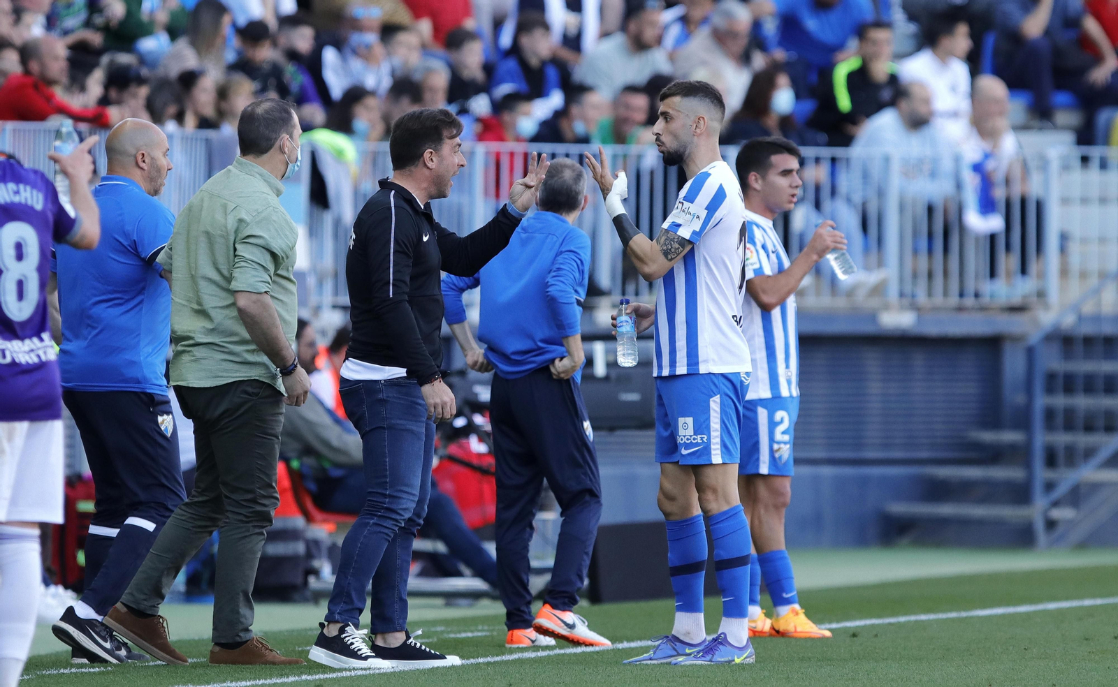 Las fotos del Málaga CF-Real Valladolid