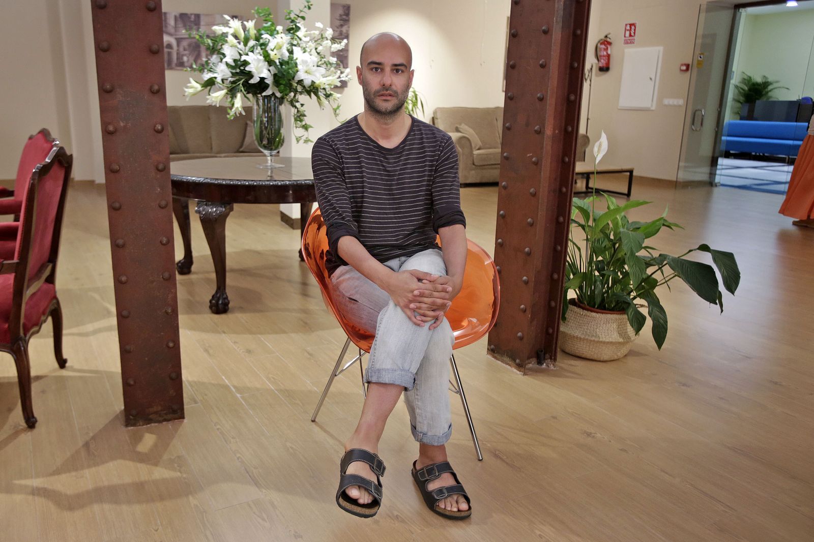 El coreógrafo y bailarín Jesús Rubio Gamo, hace unos días en el hotel Francia y París.