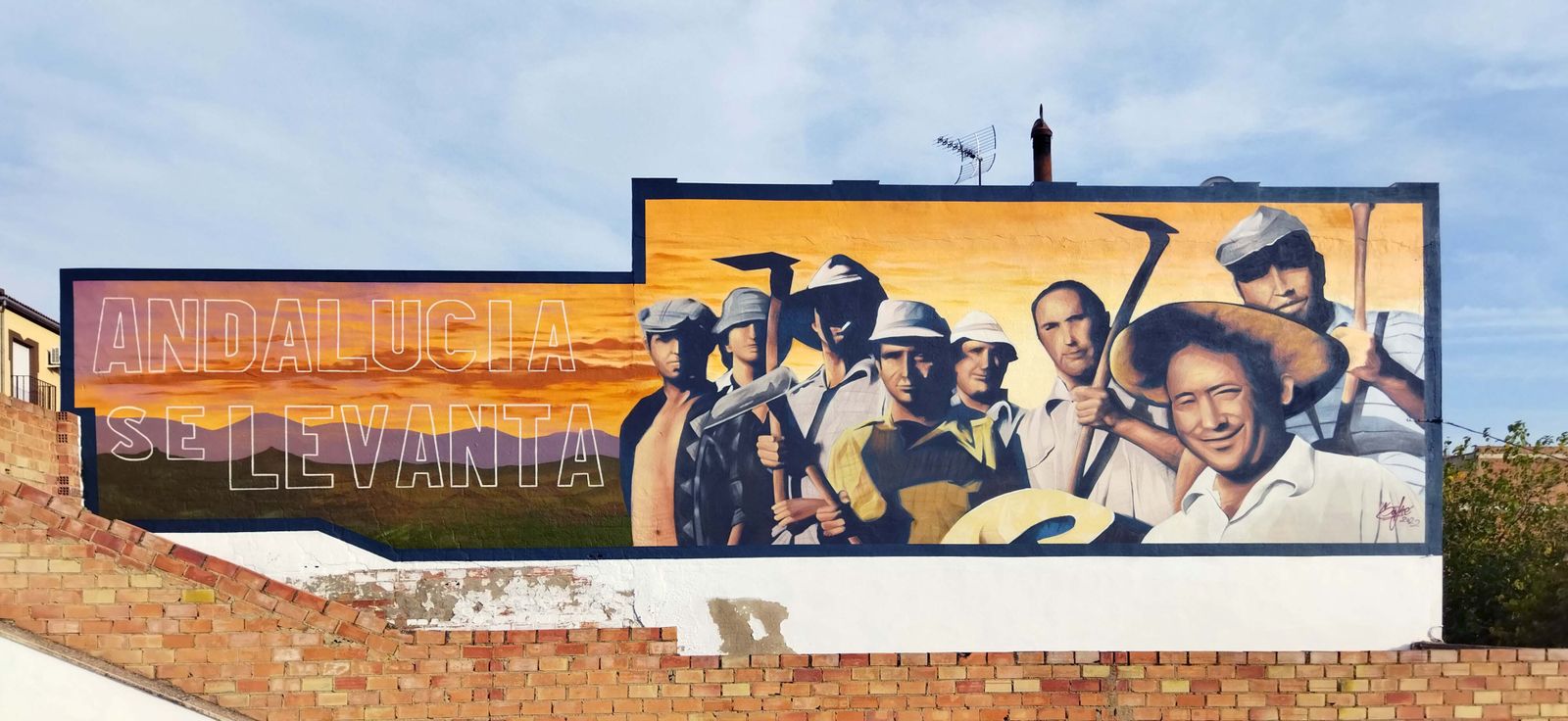 Mural de Sake en Nueva Carteya.