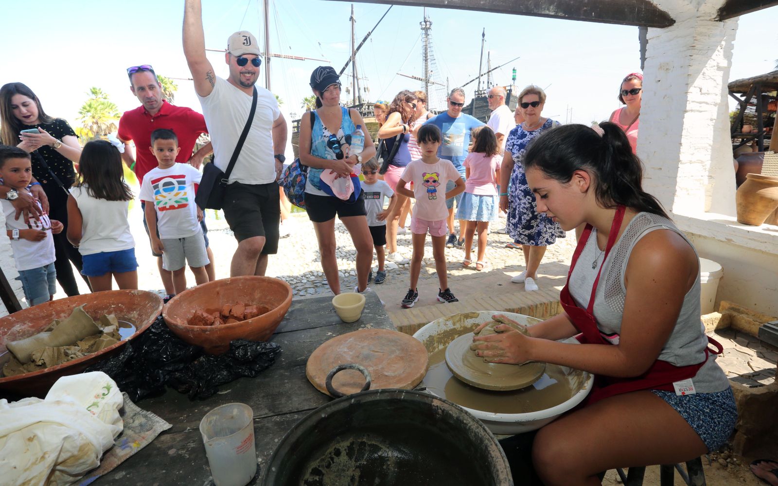 Las imágenes de los talleres de verano en el Muelle de las Carabelas