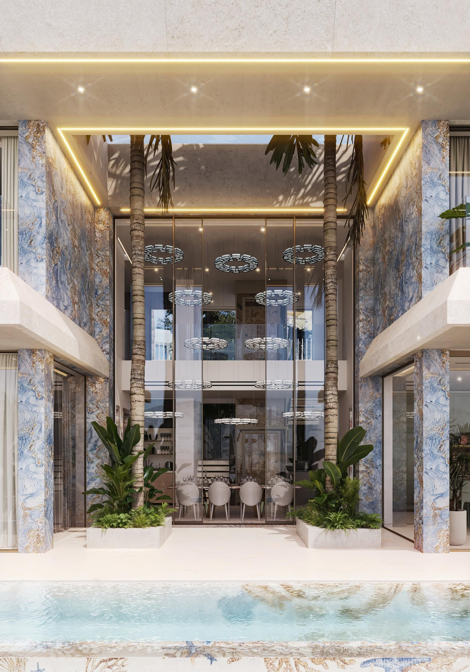 'Ocho de oro', en fotos: así serán las exclusivas villas de Versace Home en Marbella