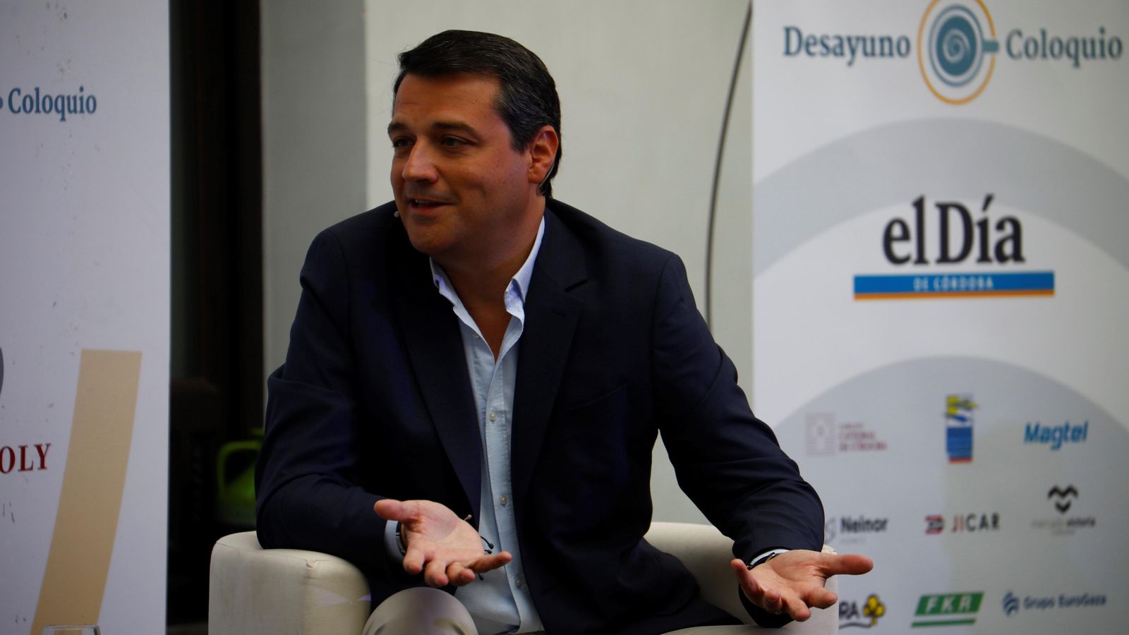 Un momento de la intervención del alcalde.