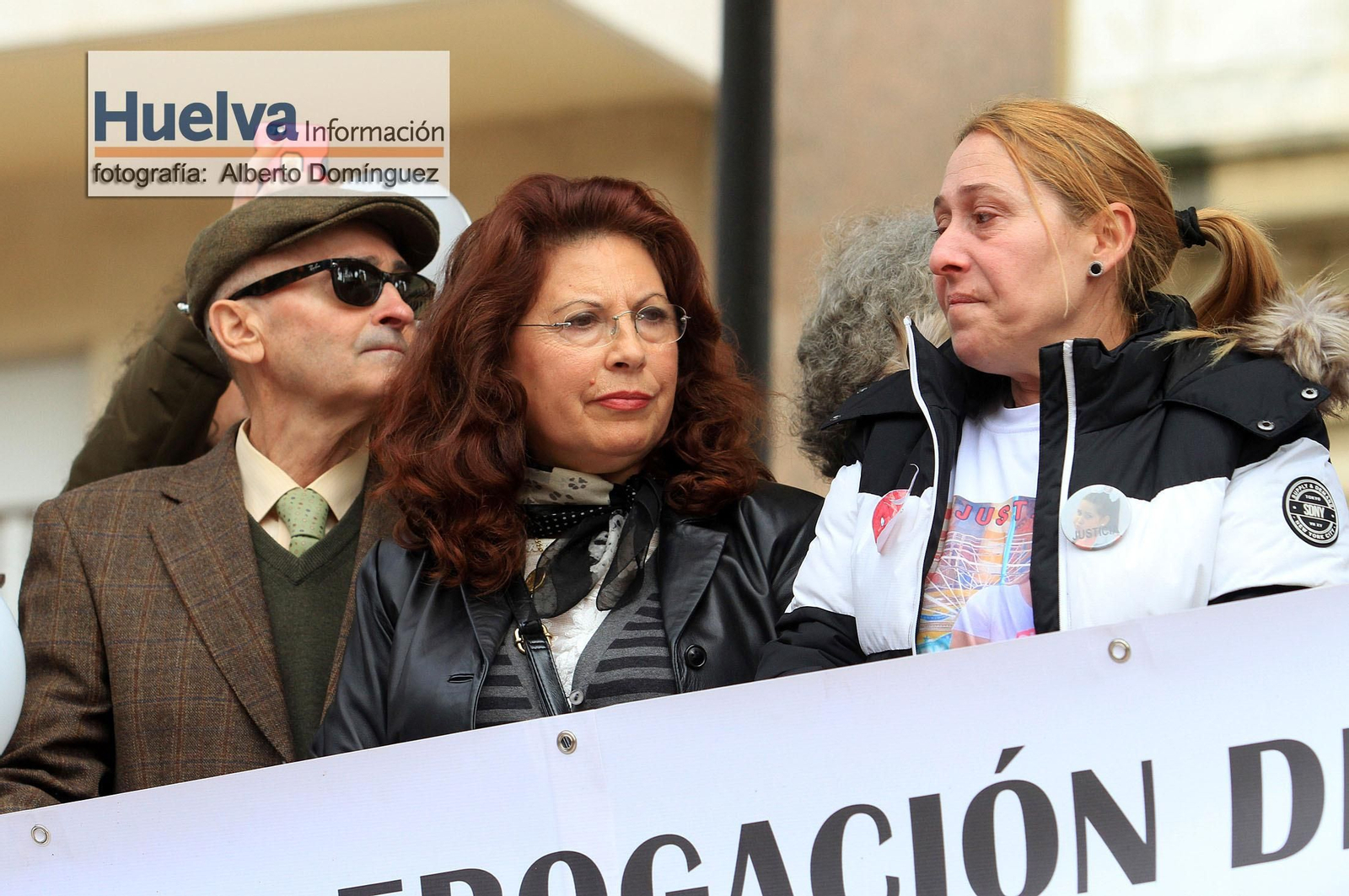 Imágenes de la manifestación contra la derogación de la prisión permanente revisable celebrada en Huelva