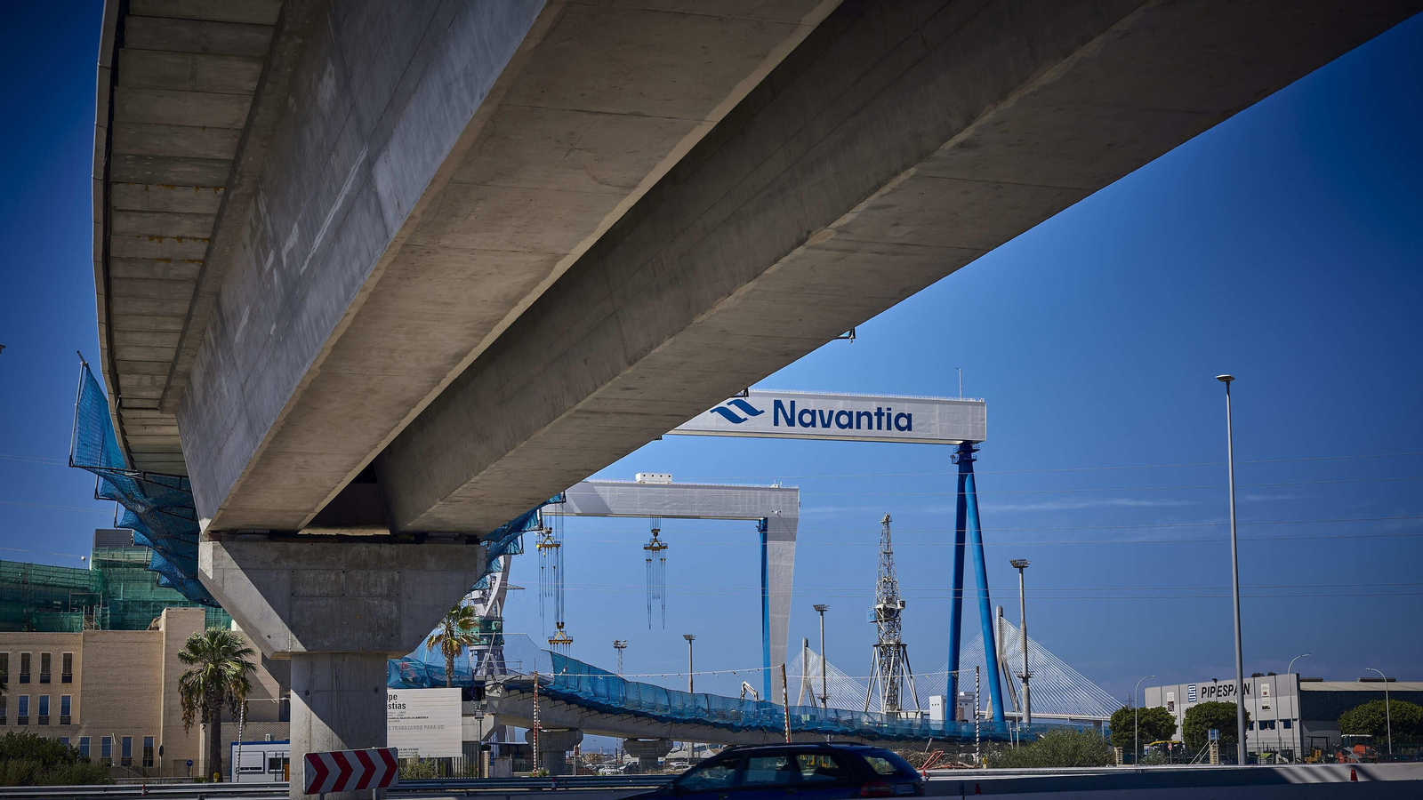 Imágenes actuales de la obra del futuro tren de La Cabezuela de Puerto Real