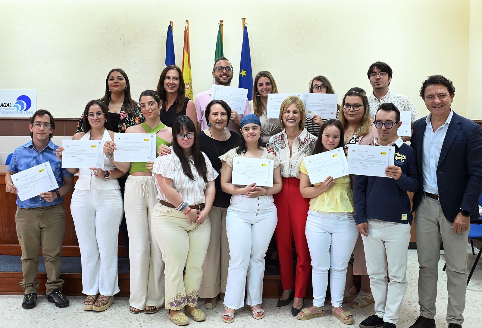 Finaliza en Jerez el programa de Empleo y Formación Labor@Jerez con la entrega de certificados profesionales.