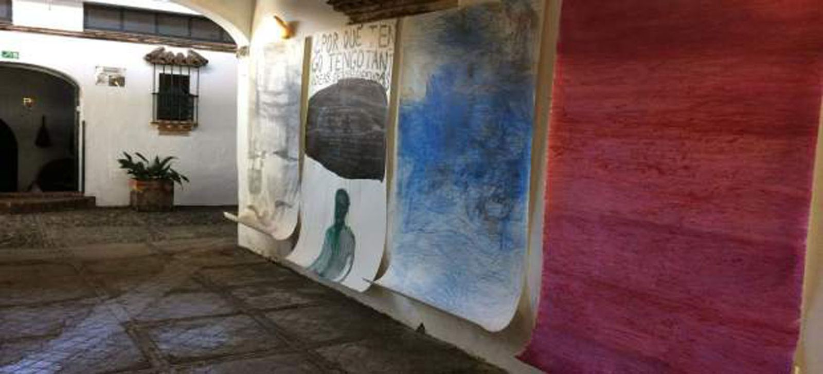 Una imagen de la exposición en el Museo de la Manzanilla.