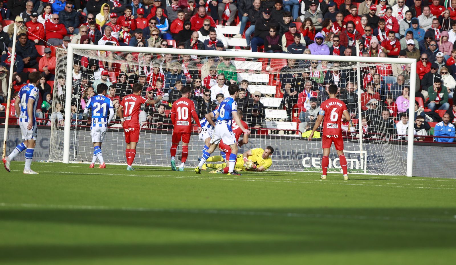 Imágenes del partido U.D. Almería-Real Sociedad